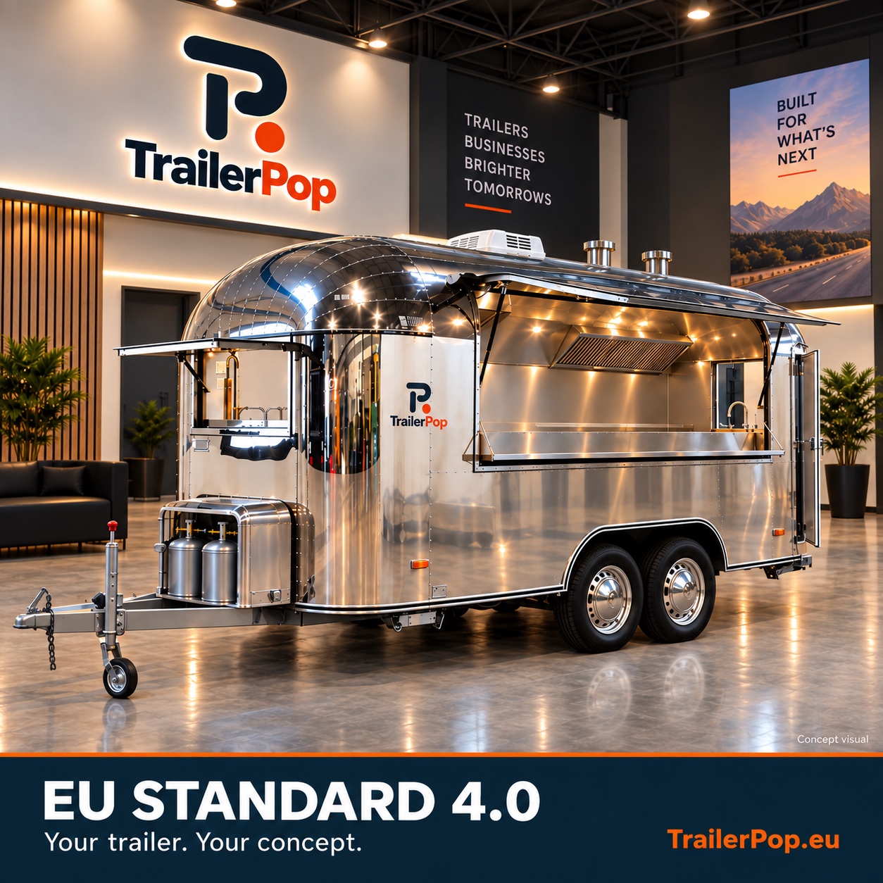 TrailerPop 4.0 showroom concept