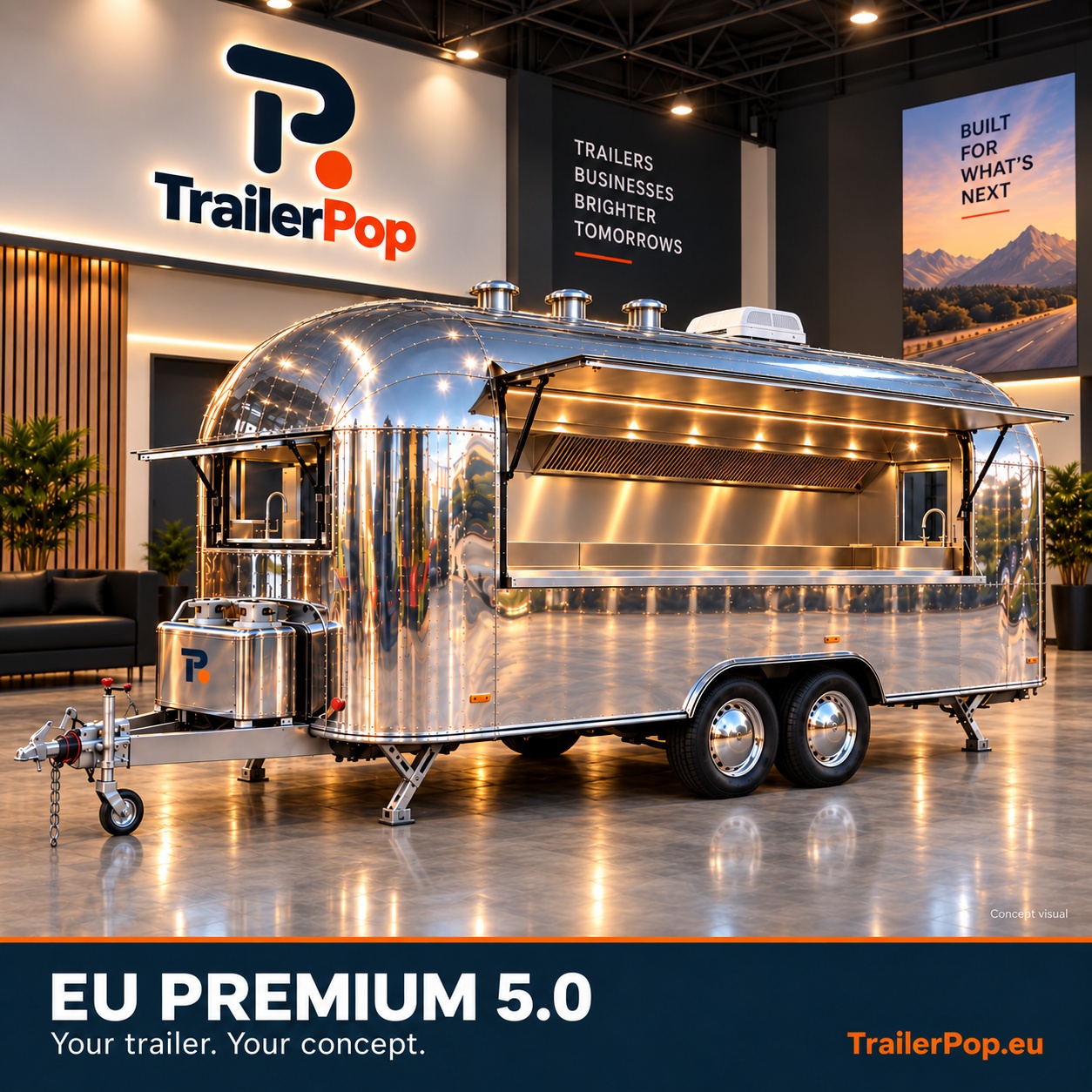 TrailerPop EU Premium 5.0 showroom concept